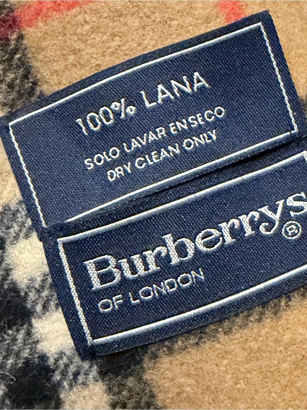 Burberry Beige Nova Check Classic Scarf Wool - Picture 5 of 9